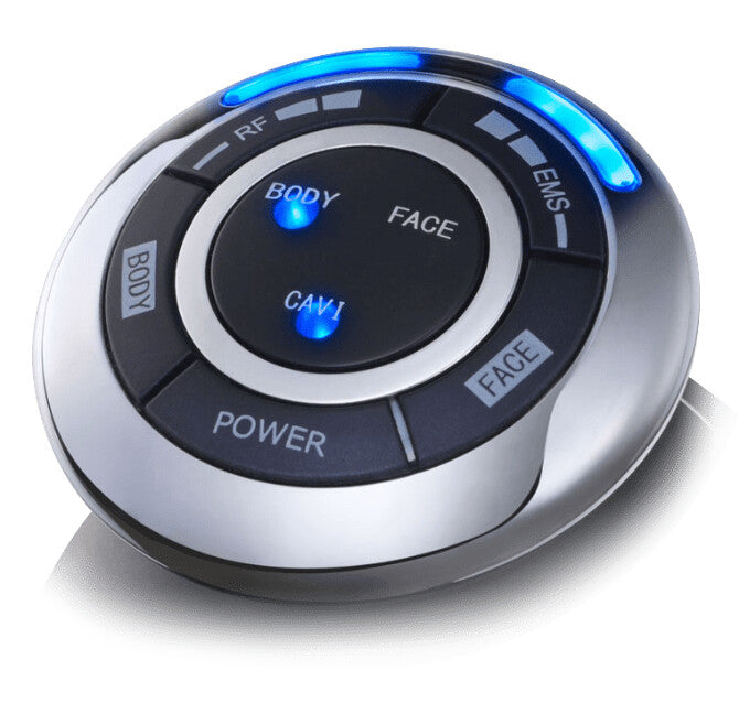 Cavispa RF Core PLUS control dial with Body, Face and Cavi modes